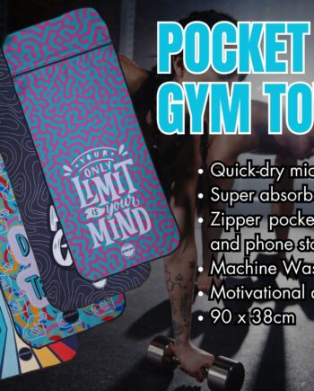 Gym Towel with a Pocket