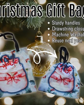 Reusable Christmas Gift Bags