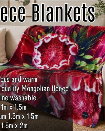 Small Mongolian Fleece Blankets 1m x 1.5m